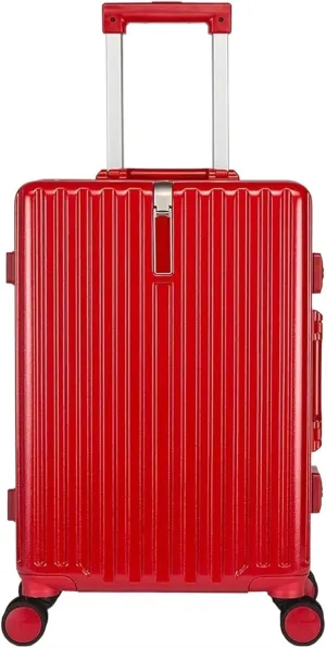 Carry-on Suitcase Luggage Lightweight and Tough Cabin Suitcase Lightweight Carry-on Hand Luggage 4 Spinner Carry-on Suitcases Carry On Luggages, 28 inches, White,-20 inches (26 inches)