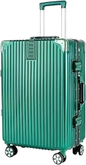Carry-on Suitcase Luggage Lightweight Luggage,Spinner Double Wheel  Hardshell Suitcases for Travel Suitcase Carry-on Suitcases Carry On Luggages,Black-24inch (Grn 20inch)