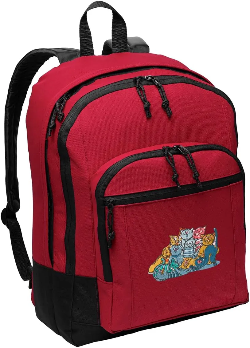 Cats Backpack MEDIUM CLASSIC Style With Laptop Sleeve