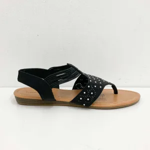Cloudwalkers Black Beaded Sandals UK7.5