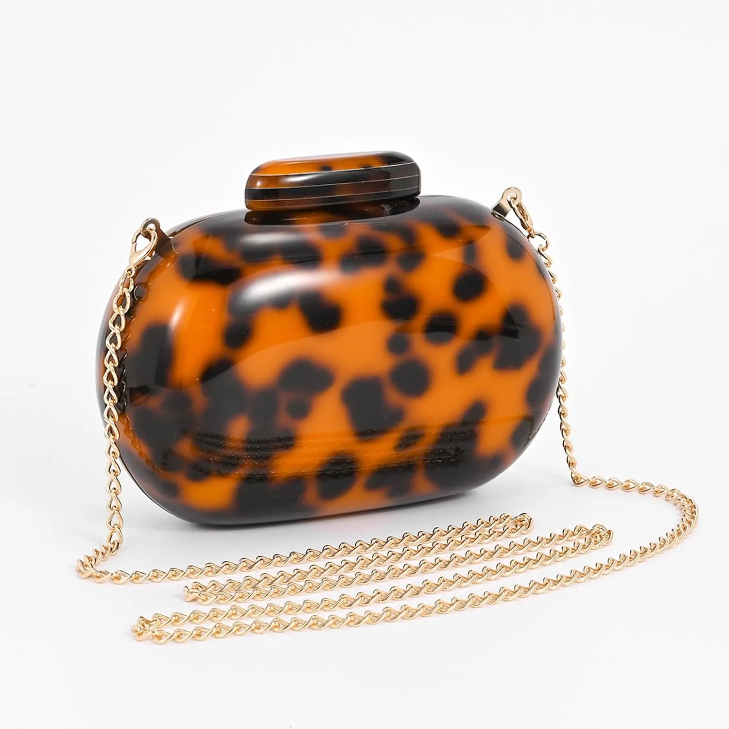 Clutch Purse For Women, Acrylic Handbags Elegant Seashell Crossbody Bags Wedding Shoulder Evening Bag Cute Purses