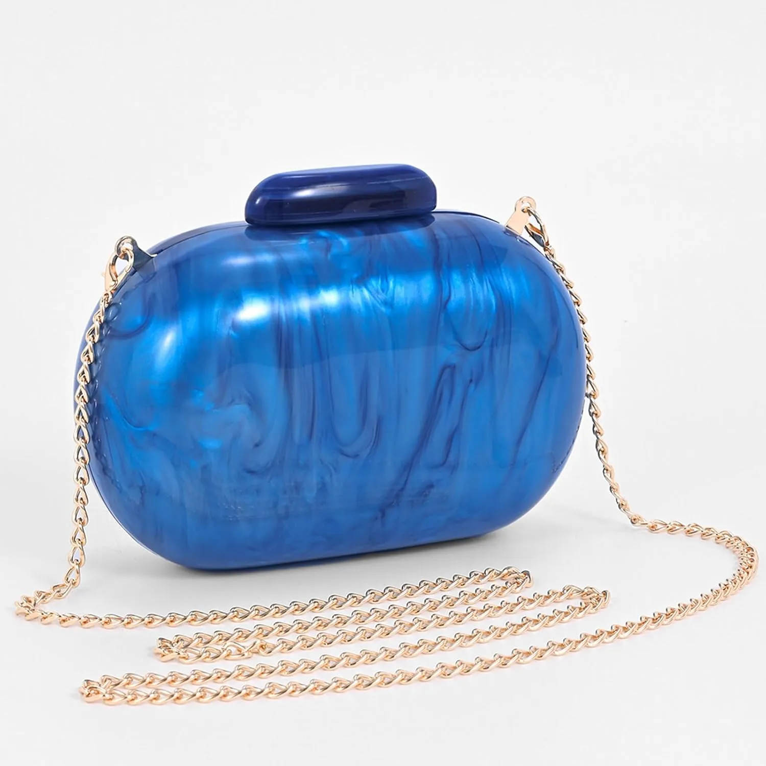 Clutch Purse For Women, Acrylic Handbags Elegant Seashell Crossbody Bags Wedding Shoulder Evening Bag Cute Purses