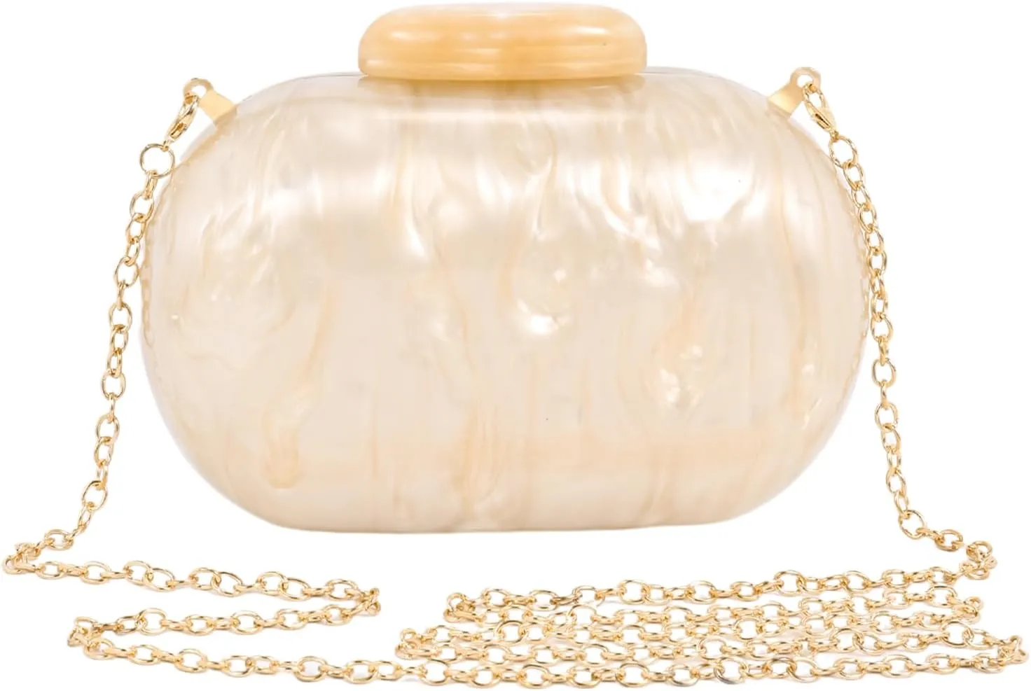Clutch Purse For Women, Acrylic Handbags Elegant Seashell Crossbody Bags Wedding Shoulder Evening Bag Cute Purses