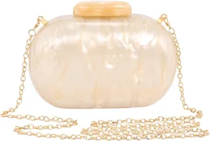 Clutch Purse For Women, Acrylic Handbags Elegant Seashell Crossbody Bags Wedding Shoulder Evening Bag Cute Purses