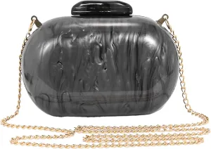 Clutch Purse For Women, Acrylic Handbags Elegant Seashell Crossbody Bags Wedding Shoulder Evening Bag Cute Purses