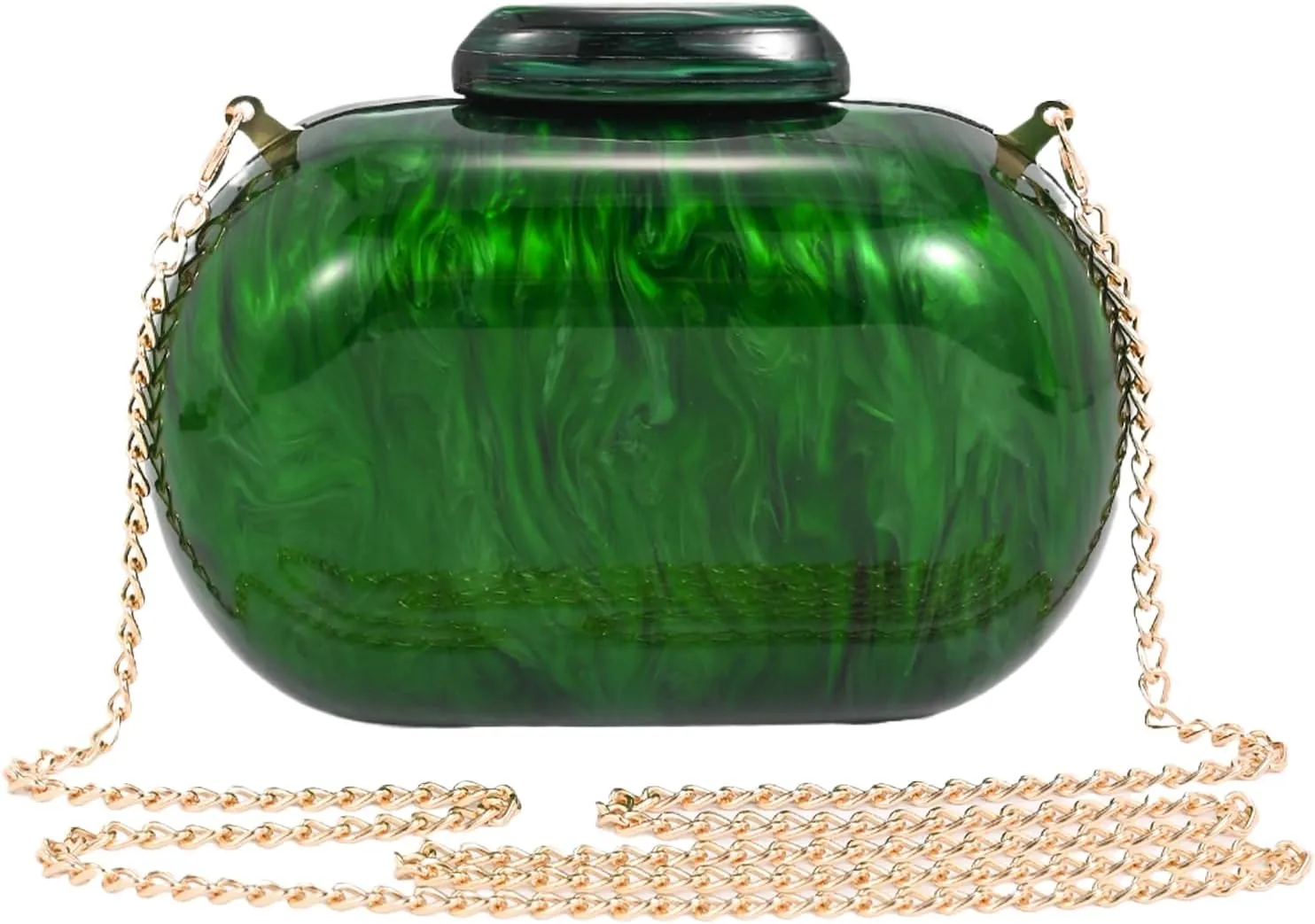 Clutch Purse For Women, Acrylic Handbags Elegant Seashell Crossbody Bags Wedding Shoulder Evening Bag Cute Purses