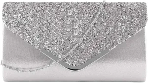 Clutch Purse Handbags for Wedding Party Prom Women Shiny Evening Chain Glitter Sequined Shoulder Handbag
