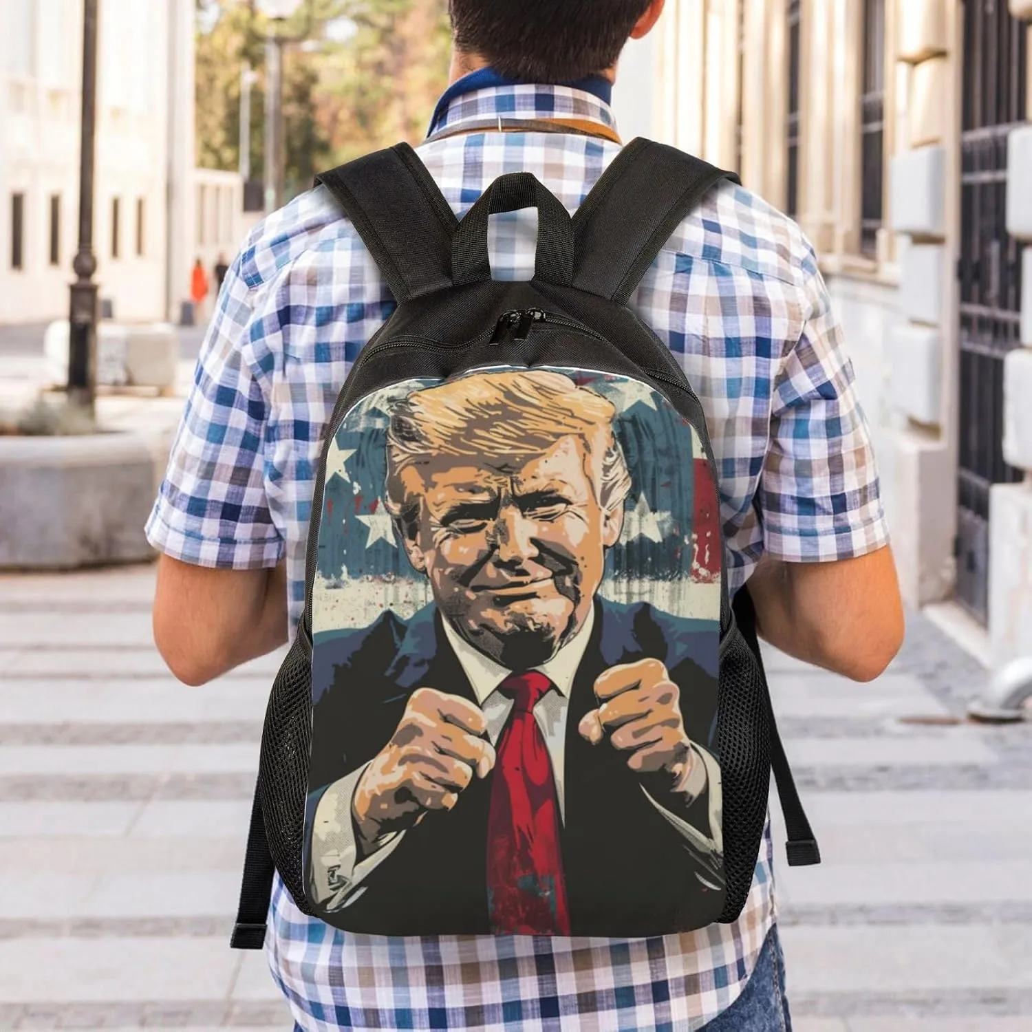 Come On Trump Backpack Waterproof Anti Theft Durable Light Laptop Bag Backpacks For Women Men Travel Gym Backpack
