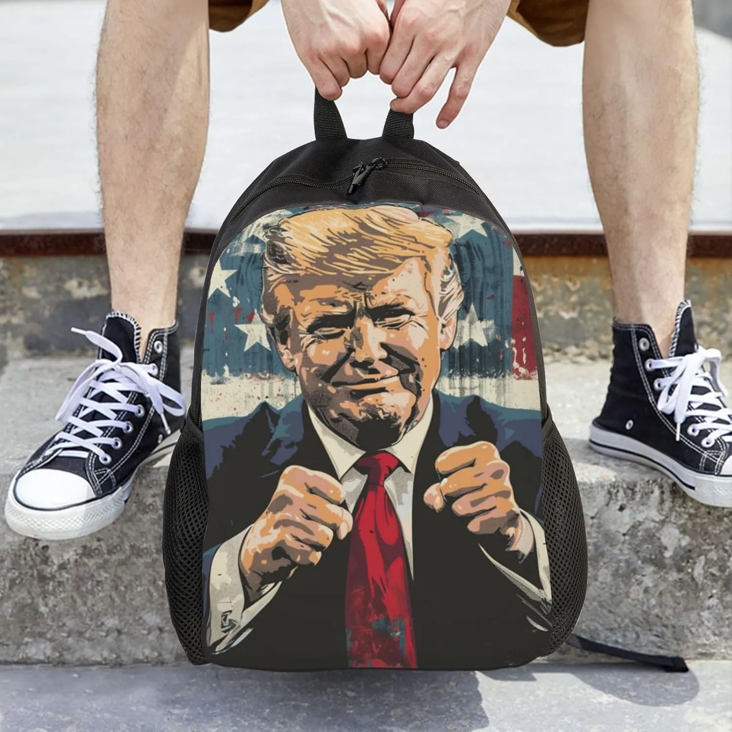 Come On Trump Backpack Waterproof Anti Theft Durable Light Laptop Bag Backpacks For Women Men Travel Gym Backpack