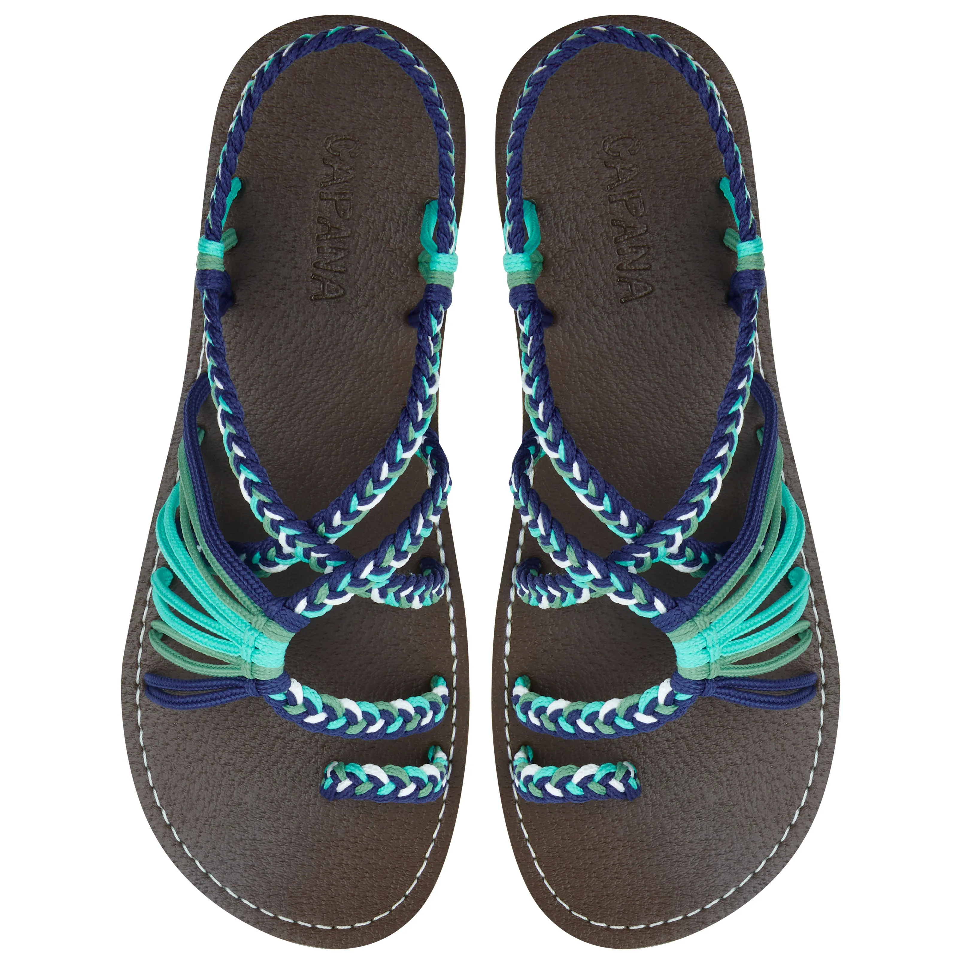 Commune - Marine Pistachio Rope Sandals