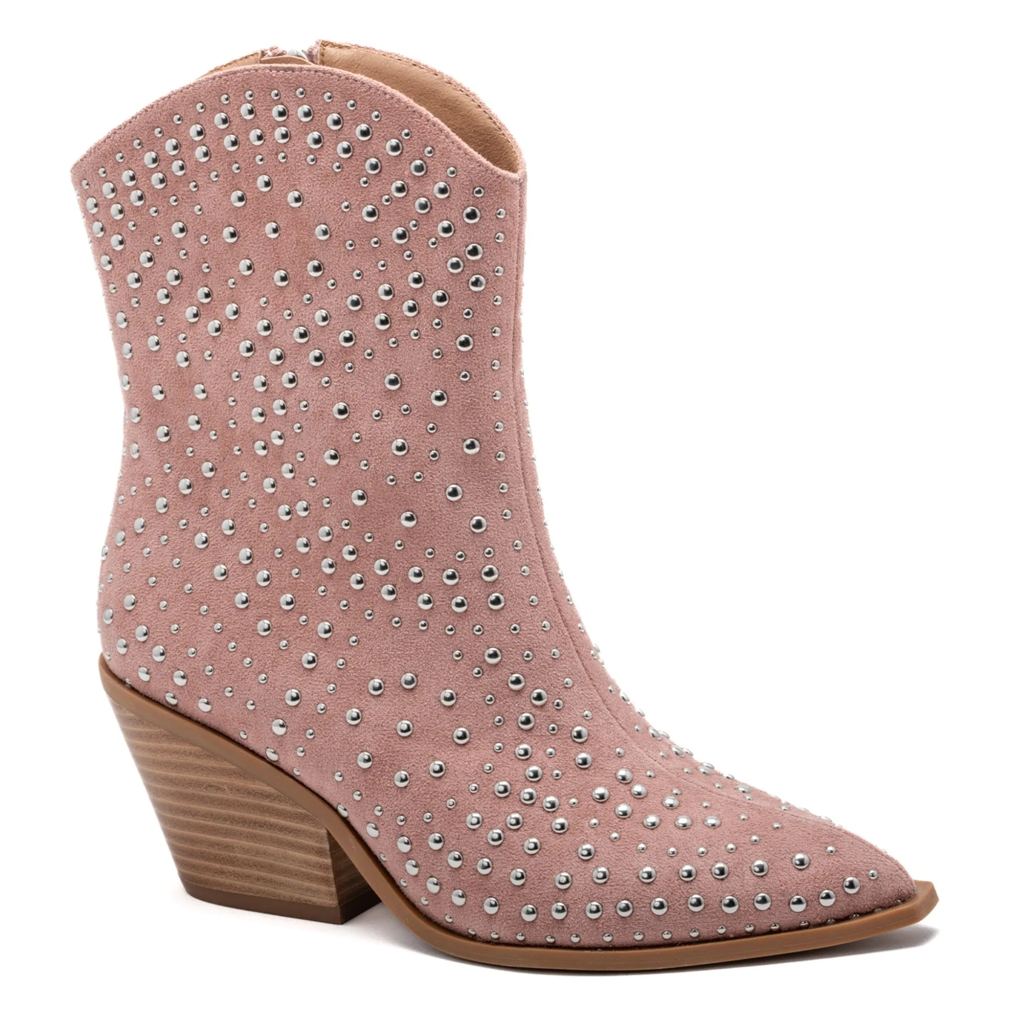 Corky's Footwear Lowlights Boot with Silver Studs - Blush