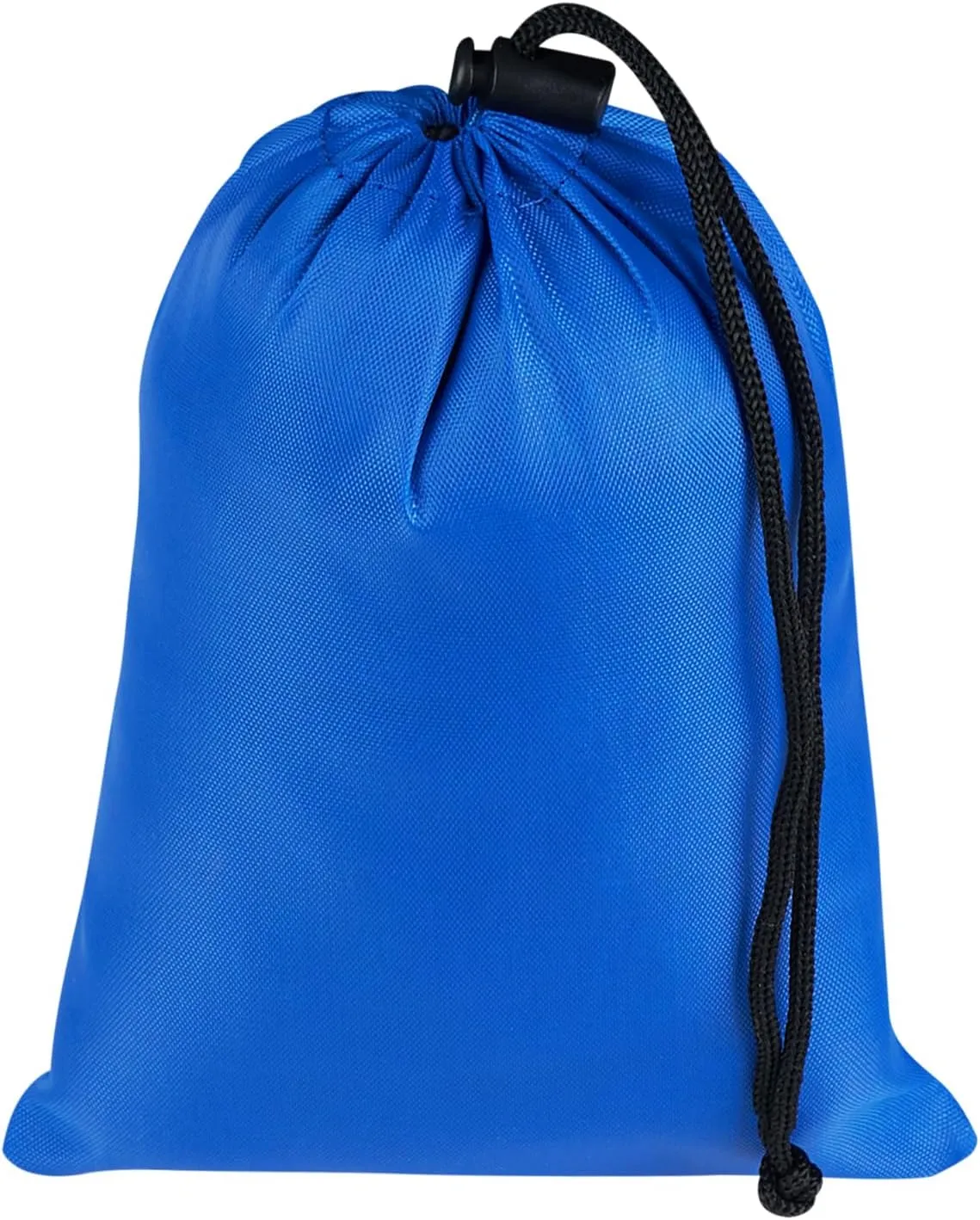 Drawstring Bag with Toggle - Nylon Cinch and Ditty Pouch (Blue, 5 x 7 Inch)