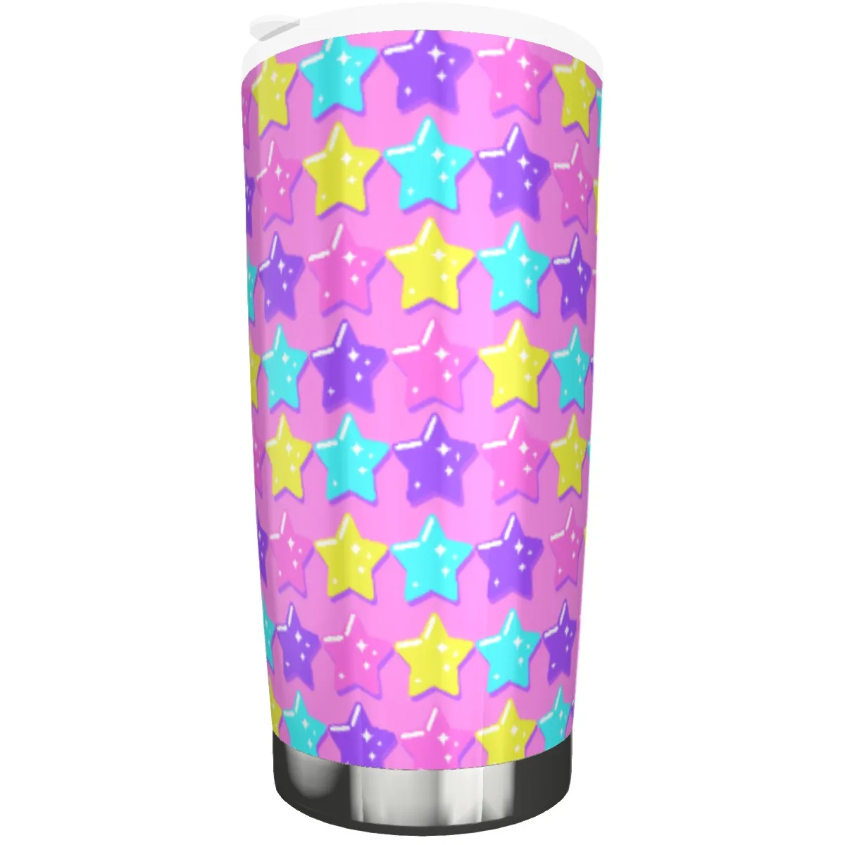 Electric Star Wave Pink Tumbler 20oz