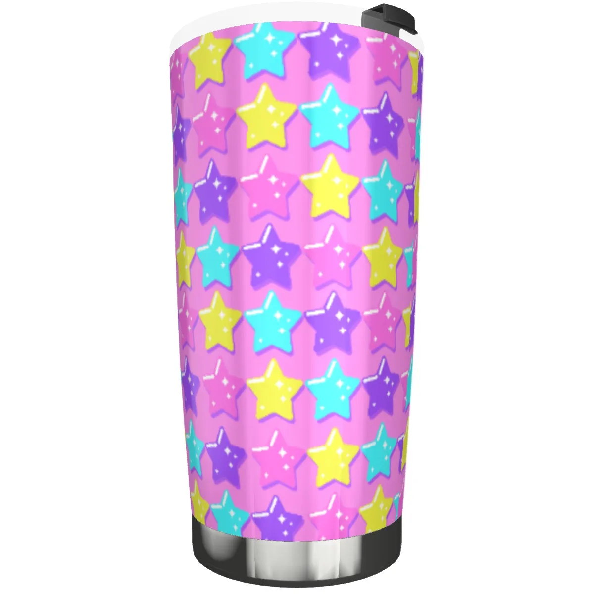 Electric Star Wave Pink Tumbler 20oz