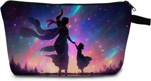 Enchanted Journey Cosmetic Bag Unique Gift Idea for Cherished Connections Whimsical Bonding Moments Art Print Design Travel & Daily Essentials Organizer
