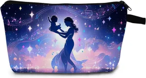 Enchanted Journey Cosmetic Bag Whimsical Bonding Moments Art Print Design Travel & Daily Essentials Organizer Unique Gift Idea for Cherished Connections