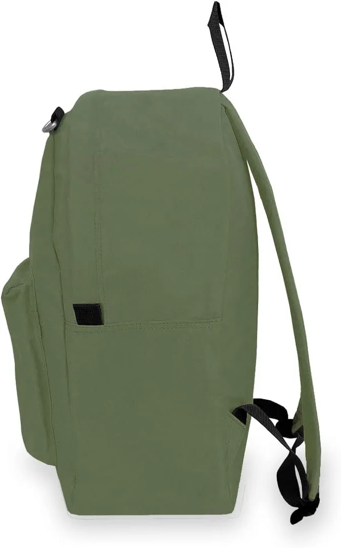 Everest Classic Backpack, Olive, One Size