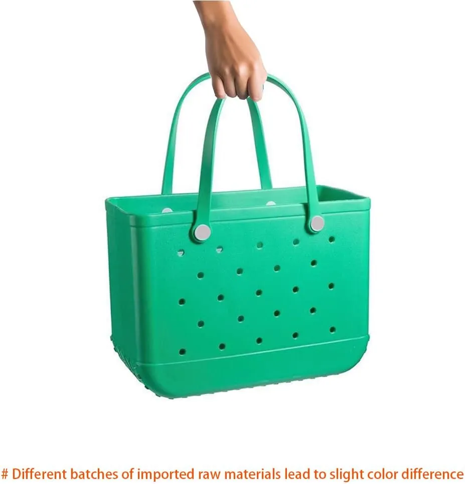 Fazhesici Beach Bag Waterproof Travel Tote Bag Washable Open Tote Bag for Beach Boat Pool Work