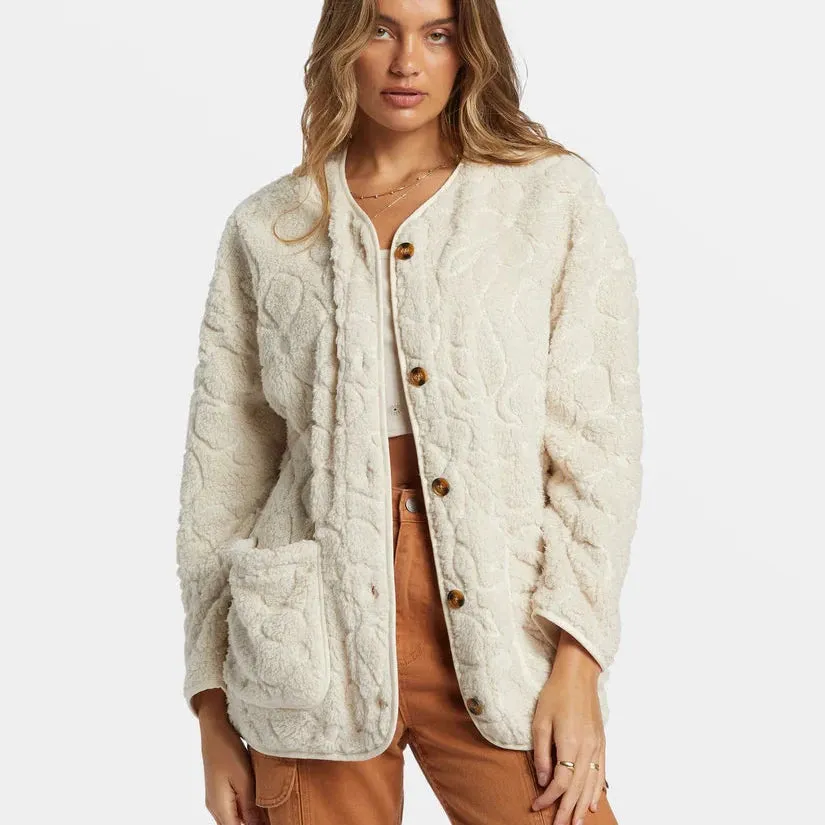 Fireside Cozy Buttoned Fleece Jacket