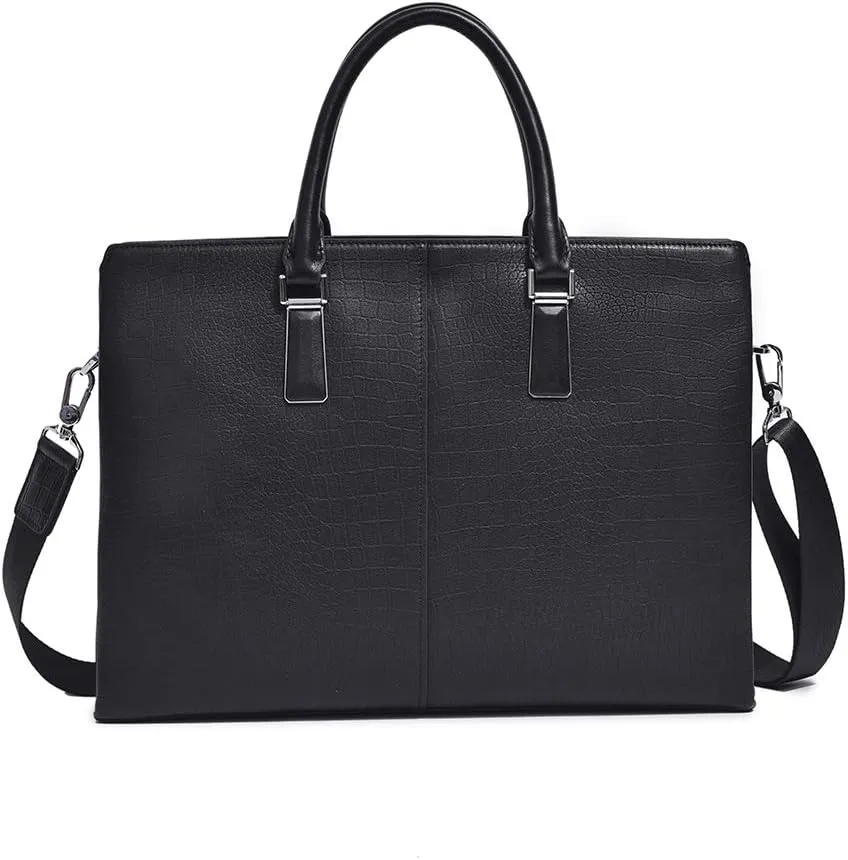 for Men Leather Laptop Messenger Shoulder Bag Handbags