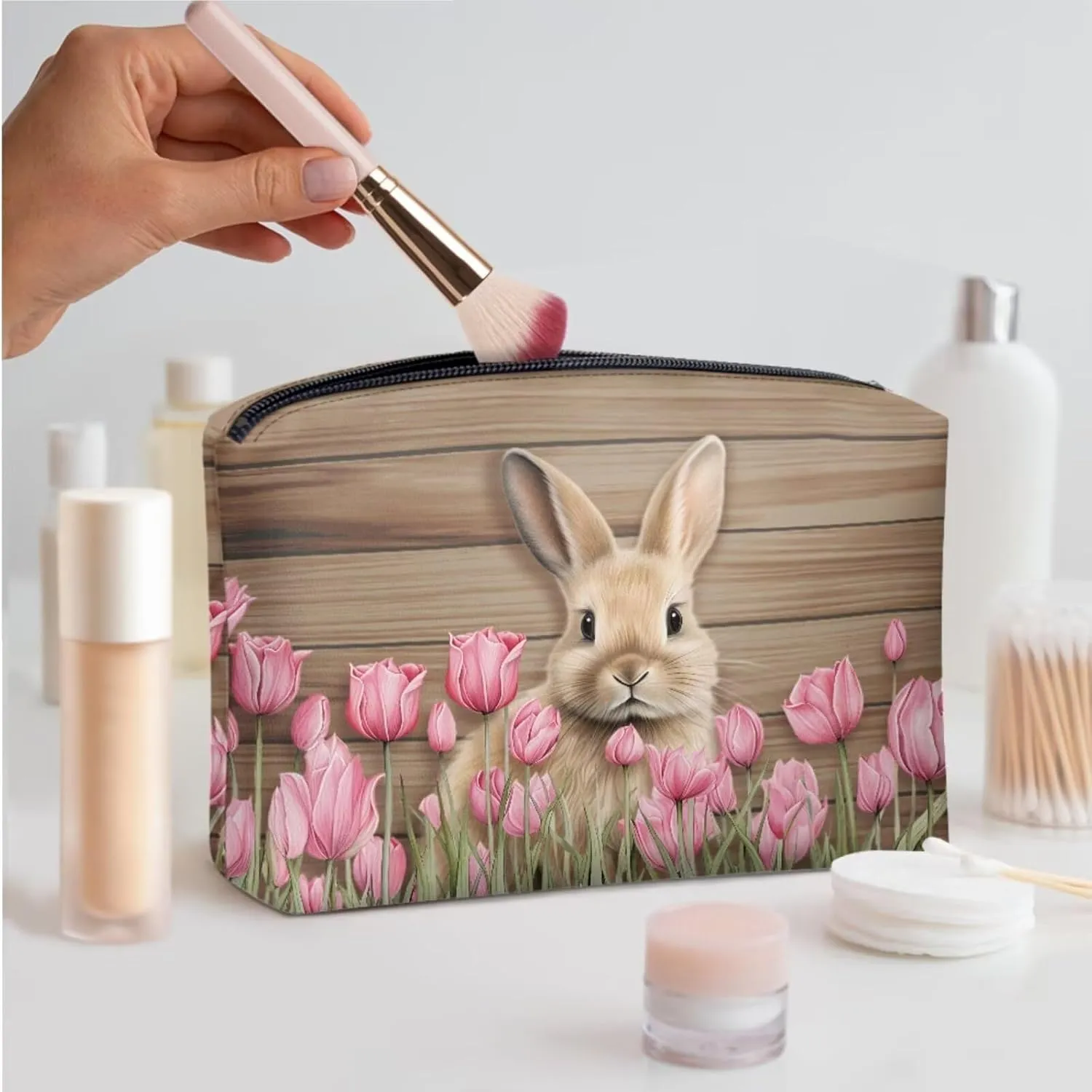 FOR U DESIGNS Easter's Day Bucket Bag Purses and Handbags Sets for Women Trendy Travel Shoulder Satchel Bag for Work