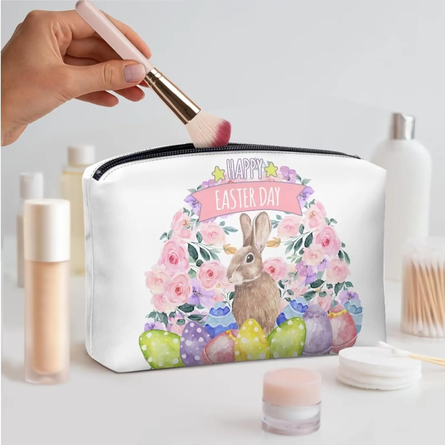 FOR U DESIGNS Easter's Day Bucket Bag Purses and Handbags Sets for Women Trendy Travel Shoulder Satchel Bag for Work