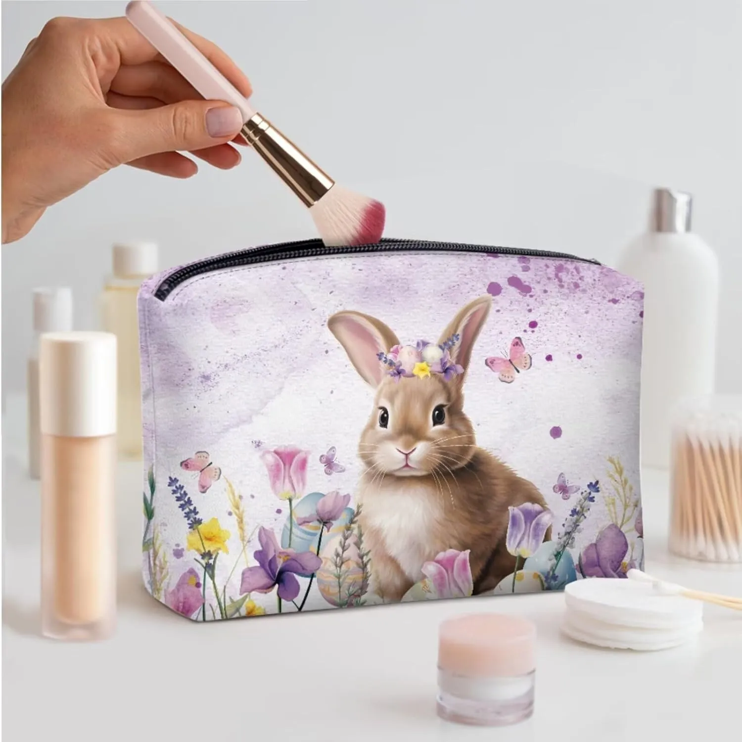 FOR U DESIGNS Easter's Day Bucket Bag Purses and Handbags Sets for Women Trendy Travel Shoulder Satchel Bag for Work