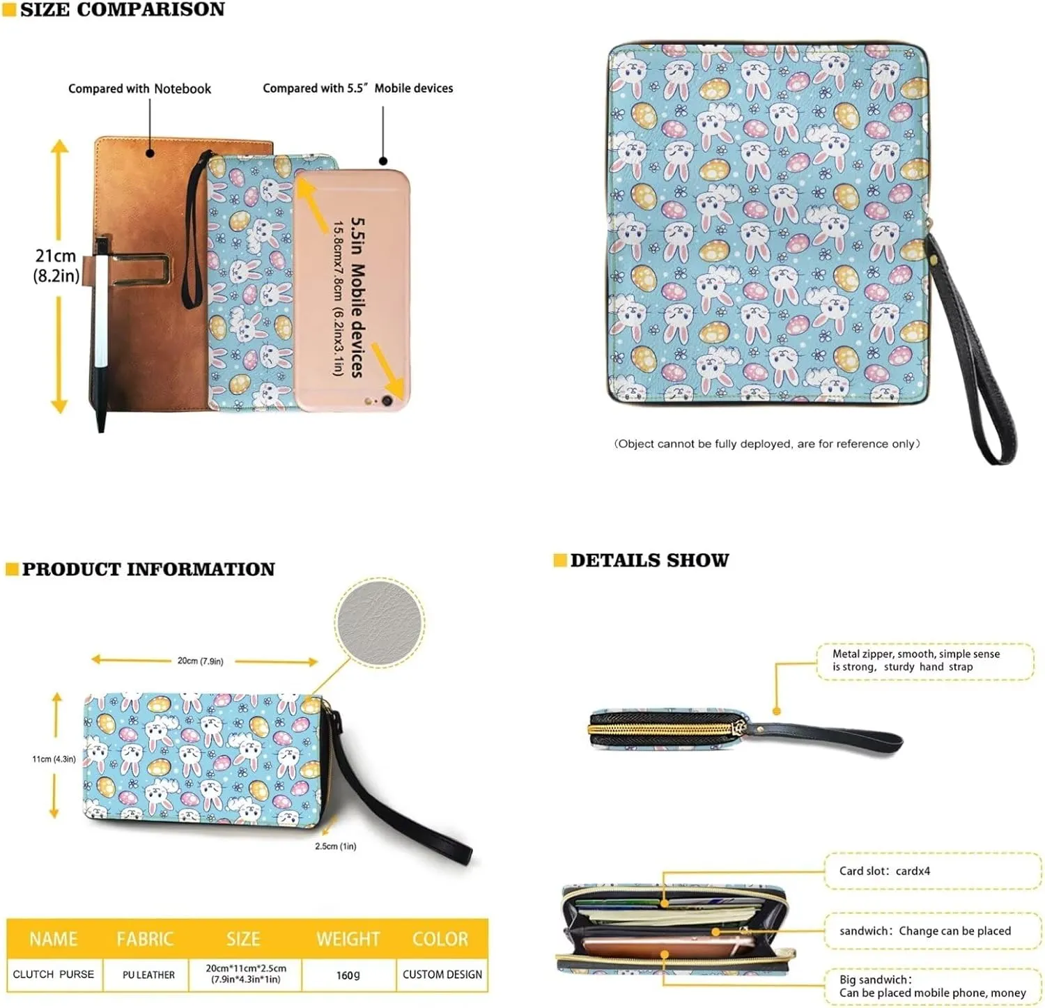 FOR U DESIGNS Leather Satchel Purses and Handbags for Women Easter Bunny Eggs Top Handle Tote Bag with Matching Wallet Sets