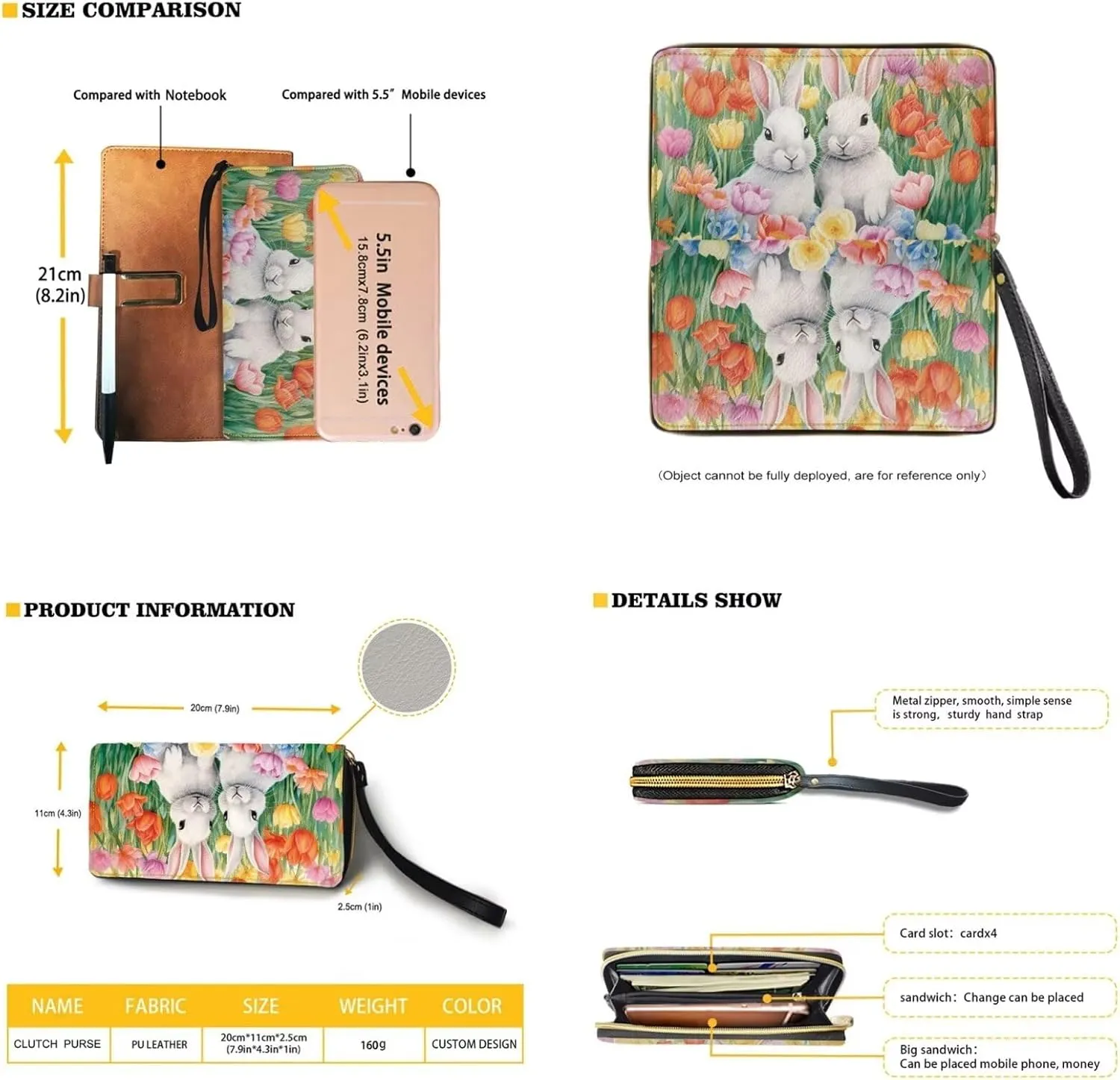 FOR U DESIGNS Leather Satchel Purses and Handbags for Women Easter Bunny Eggs Top Handle Tote Bag with Matching Wallet Sets