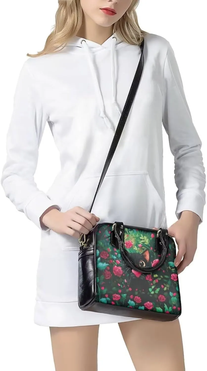 FOR U DESIGNS Leather Shoulder Tote Bags for Women for Work Travel Crossbody Bucket Bag Purses Cute Satchel Handbags Set