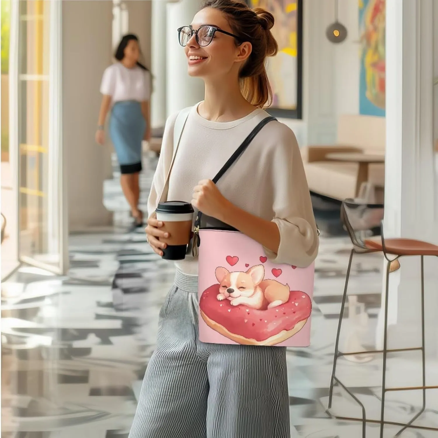 FOR U DESIGNS Leather Shoulder Tote Bags for Women for Work Travel Crossbody Bucket Bag Purses Cute Satchel Handbags Set