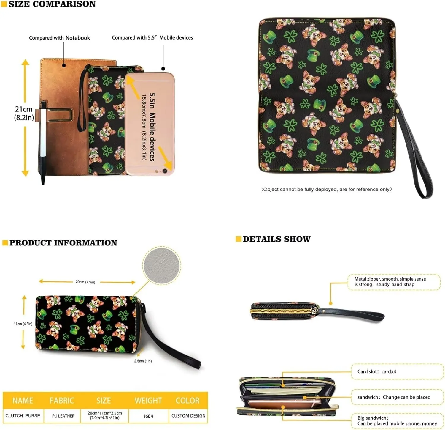 FOR U DESIGNS Purses and Handbags for Women St. Patrick's Day Tote Purse and Wallet Set Leather Crossbody Hobo Satchel Bags