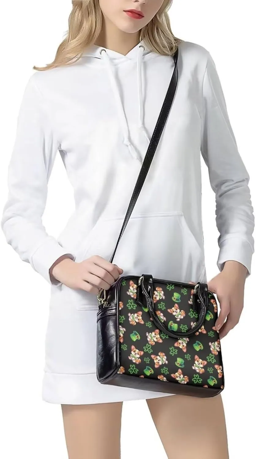 FOR U DESIGNS Purses and Handbags for Women St. Patrick's Day Tote Purse and Wallet Set Leather Crossbody Hobo Satchel Bags