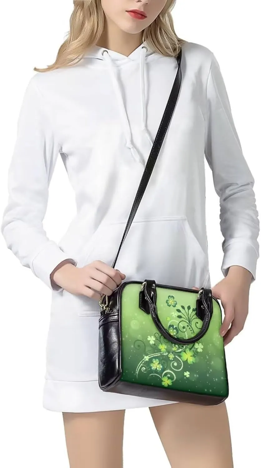 FOR U DESIGNS Purses and Handbags for Women St. Patrick's Day Tote Purse and Wallet Set Leather Crossbody Hobo Satchel Bags