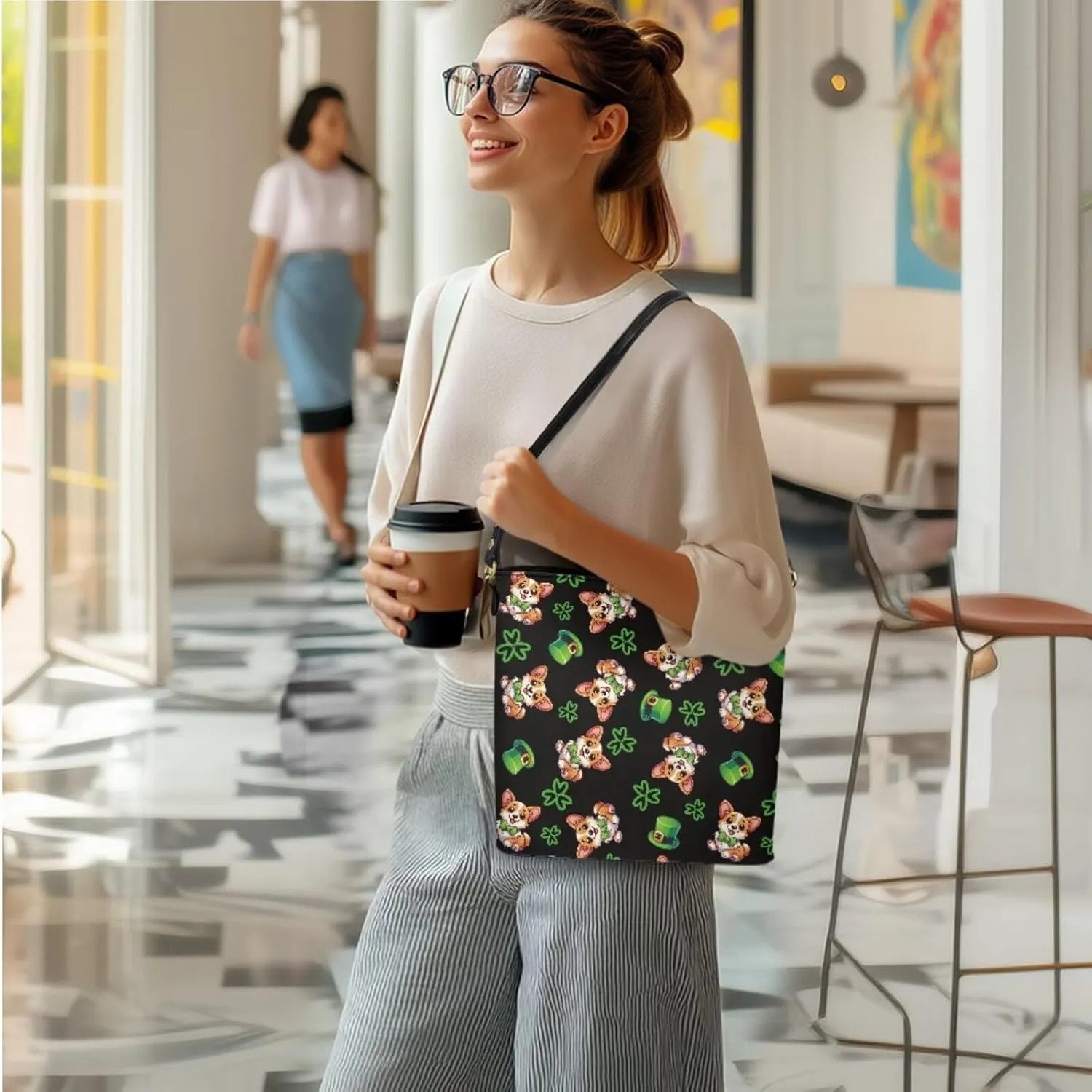 FOR U DESIGNS Purses and Handbags for Women St. Patrick's Day Tote Purse and Wallet Set Leather Crossbody Hobo Satchel Bags