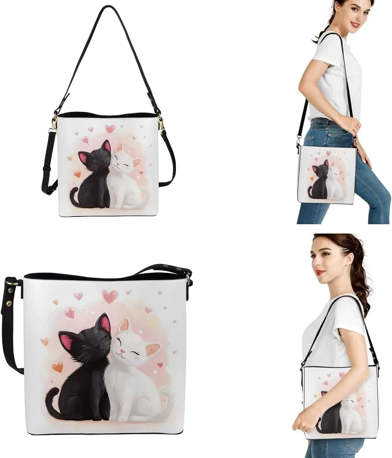 FOR U DESIGNS Trending Purses and Handbags for Women Leather Crossbody Shoulder Tote Bag for Work Gym Travel Satchel Bags