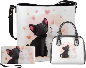 FOR U DESIGNS Trending Purses and Handbags for Women Leather Crossbody Shoulder Tote Bag for Work Gym Travel Satchel Bags