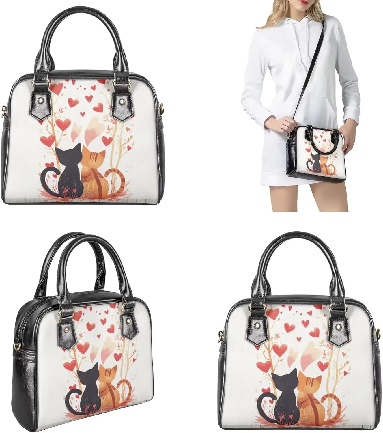 FOR U DESIGNS Trending Purses and Handbags for Women Leather Crossbody Shoulder Tote Bag for Work Gym Travel Satchel Bags