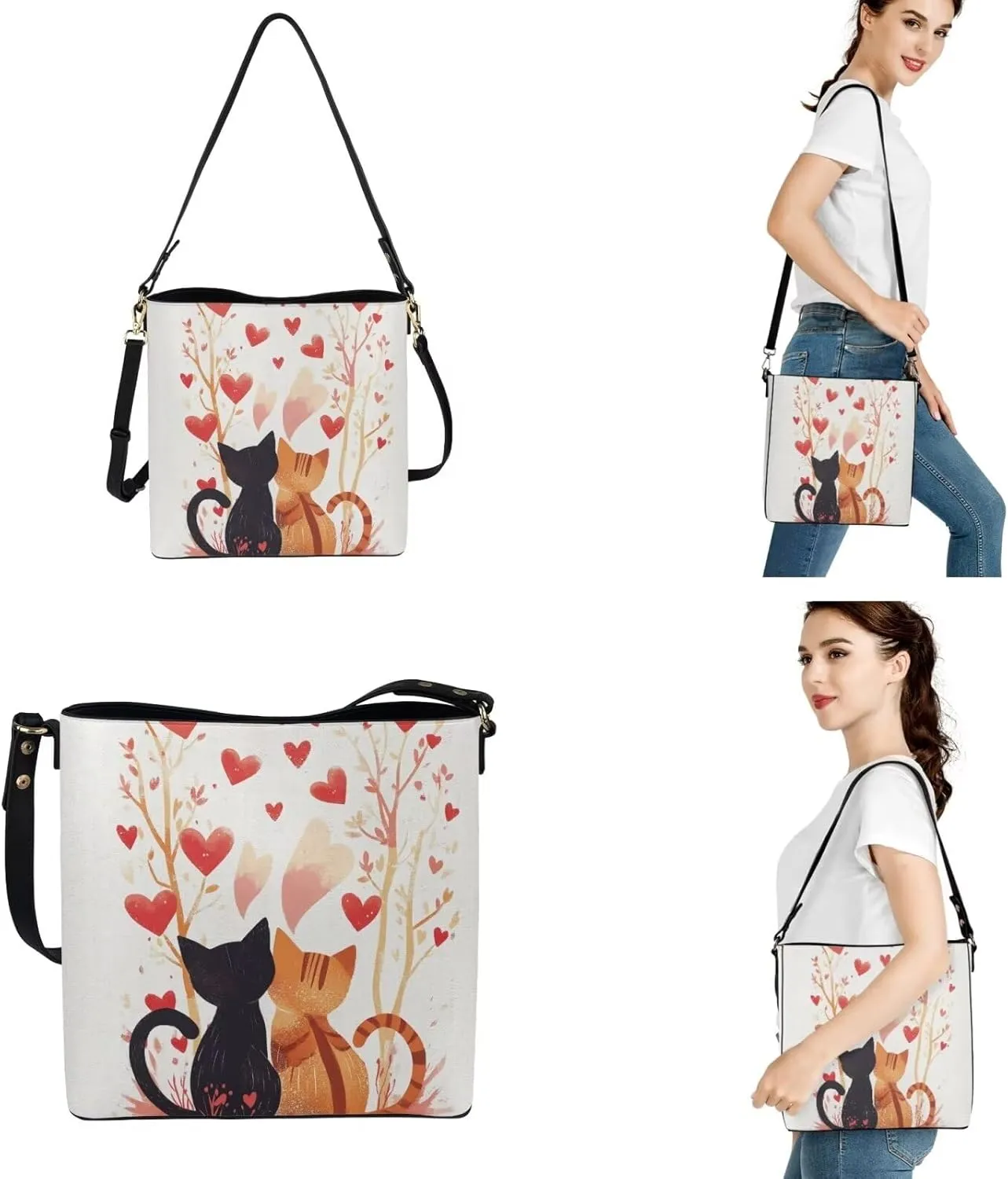 FOR U DESIGNS Trending Purses and Handbags for Women Leather Crossbody Shoulder Tote Bag for Work Gym Travel Satchel Bags