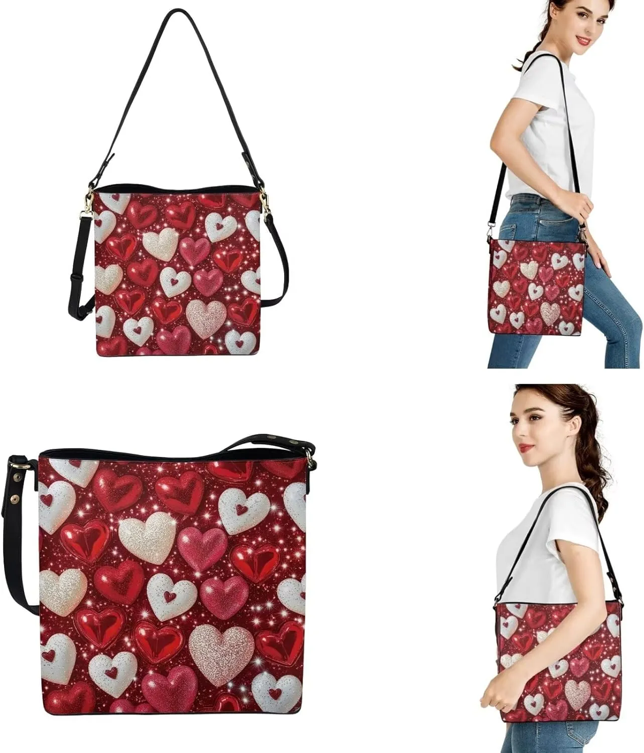 FOR U DESIGNS Trending Purses and Handbags for Women Leather Crossbody Shoulder Tote Bag for Work Gym Travel Satchel Bags