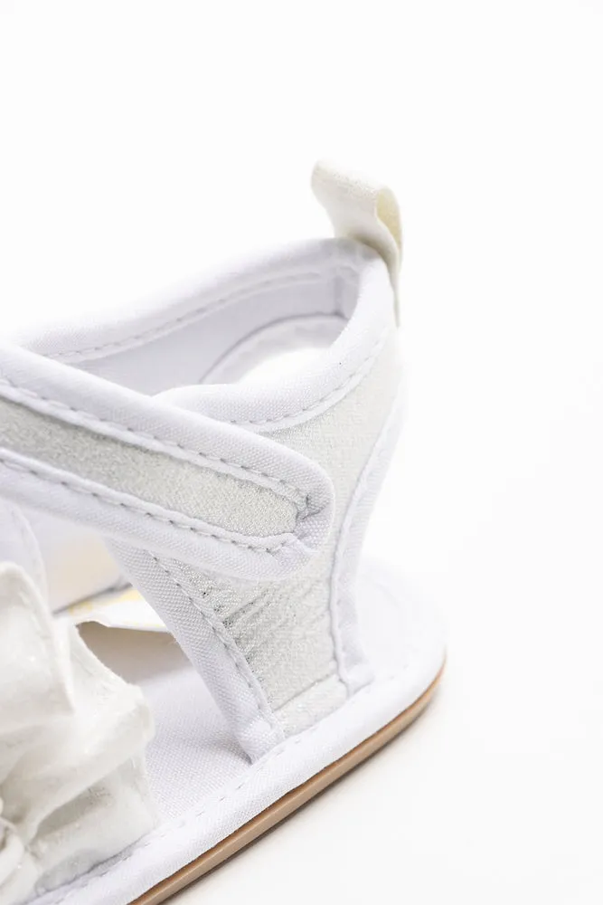 Frill Sandal White