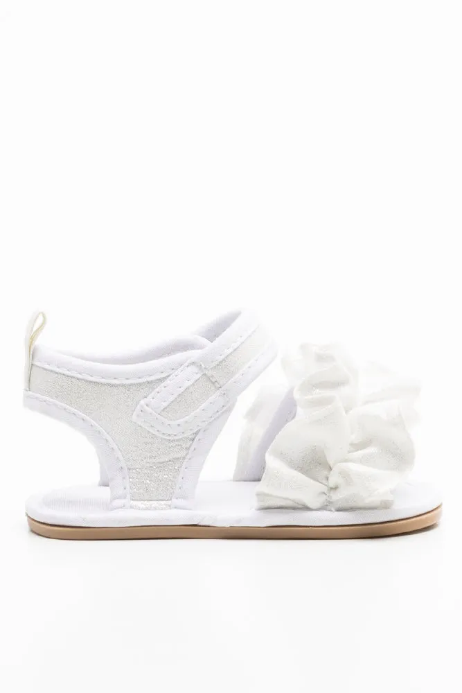 Frill Sandal White