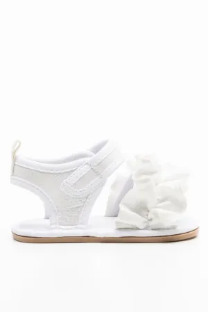 Frill Sandal White