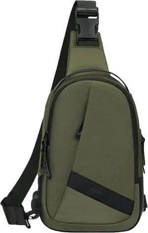 FSD.WG Crossbody Bag Men Chest Bag Sling Backpack Travel Bag Waterproof Durable Purse Large Capacity Wallet