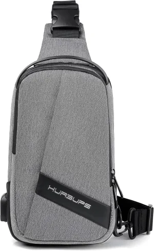 FSD.WG Crossbody Bag Men Chest Bag Sling Backpack Travel Bag Waterproof Durable Purse Large Capacity Wallet