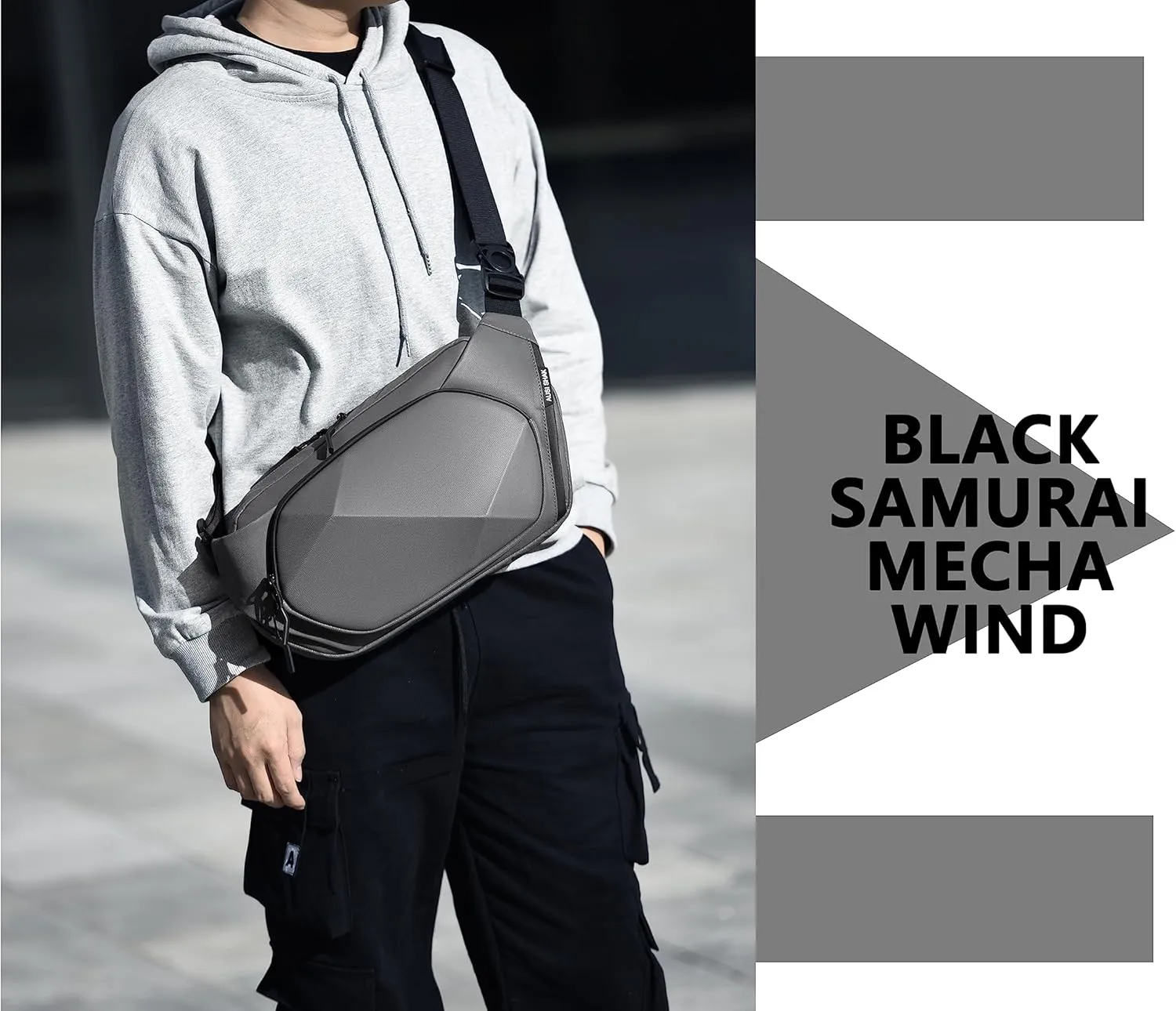 FSD.WG sling Backpack for Men Chest Bag Crossbody Shoulder Bags Travel Bag Waterproof Durable Purse Large Capacity Wallet
