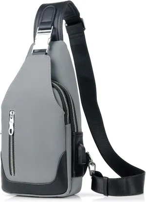 FSD.WG sling Backpack for Men Chest Bag Crossbody Shoulder Bags Travel Bag Waterproof Durable Purse