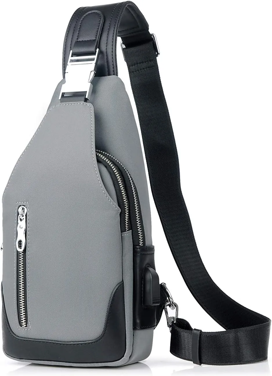 FSD.WG sling Backpack for Men Chest Bag Crossbody Shoulder Bags Travel Bag Waterproof Durable Purse