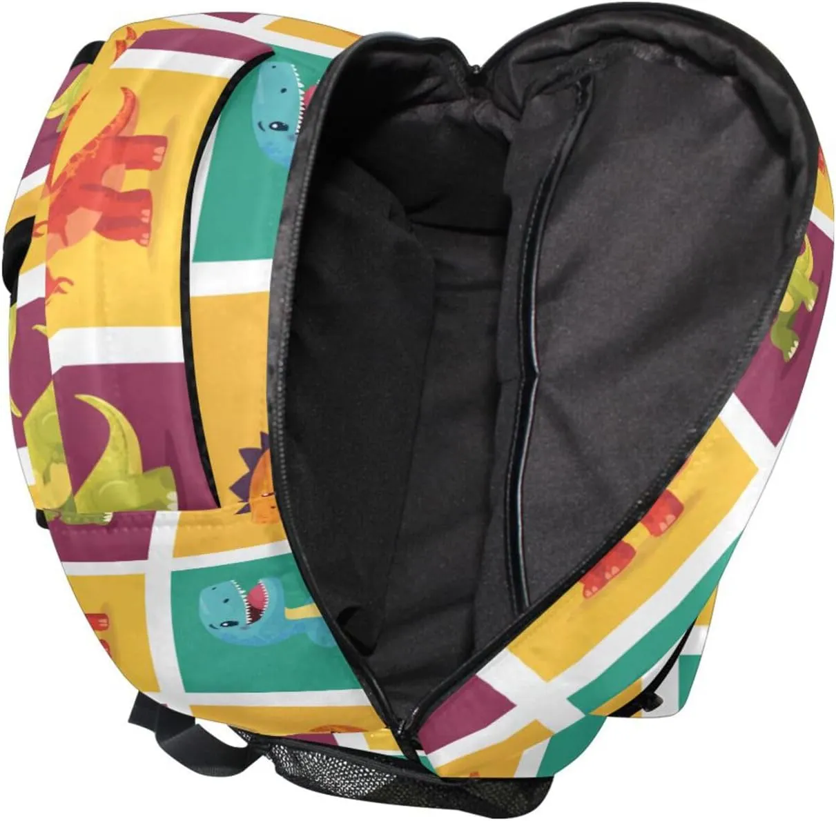 Fun Backpack for Teenager Waterproof Outdoor Backpack with Chest Strap Gift Men & Women Cartoon Dino