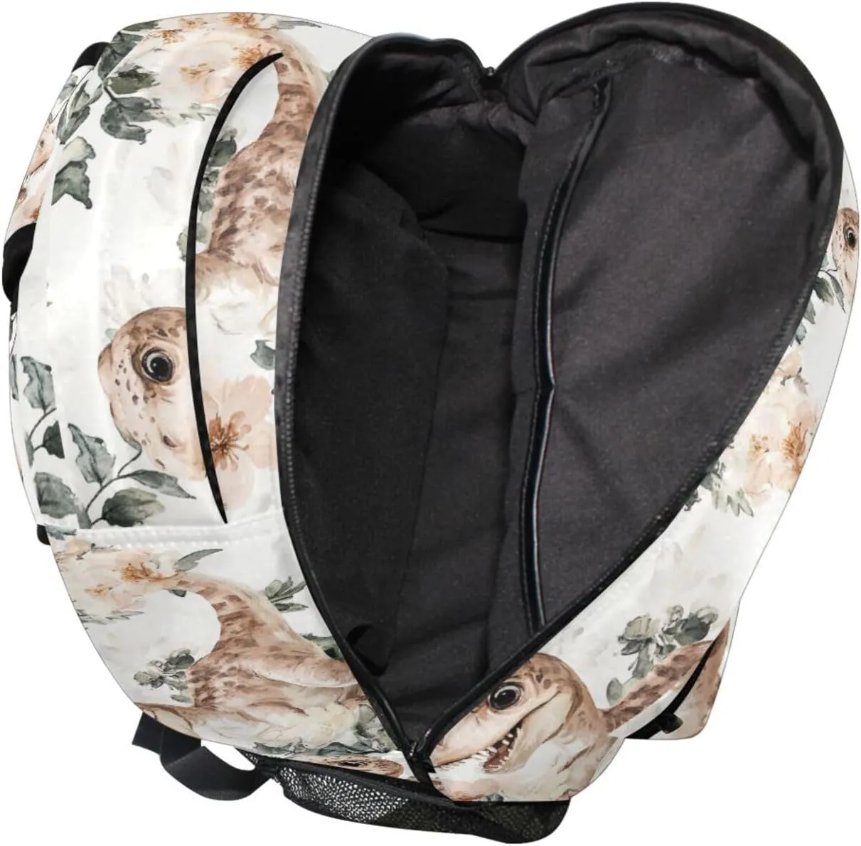 Fun Backpack for Teenager Waterproof Travel Laptop Backpack with Chest Strap Gift Men & Women Cute Dinosaurs